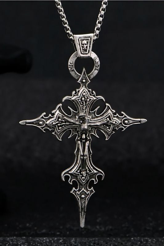 Mens cross necklace