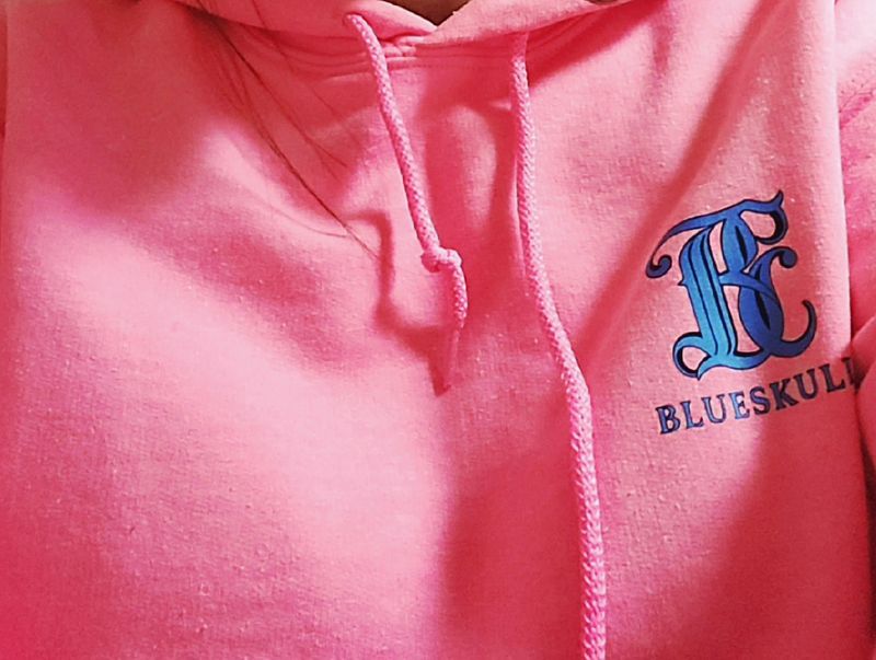 Pink hoodies