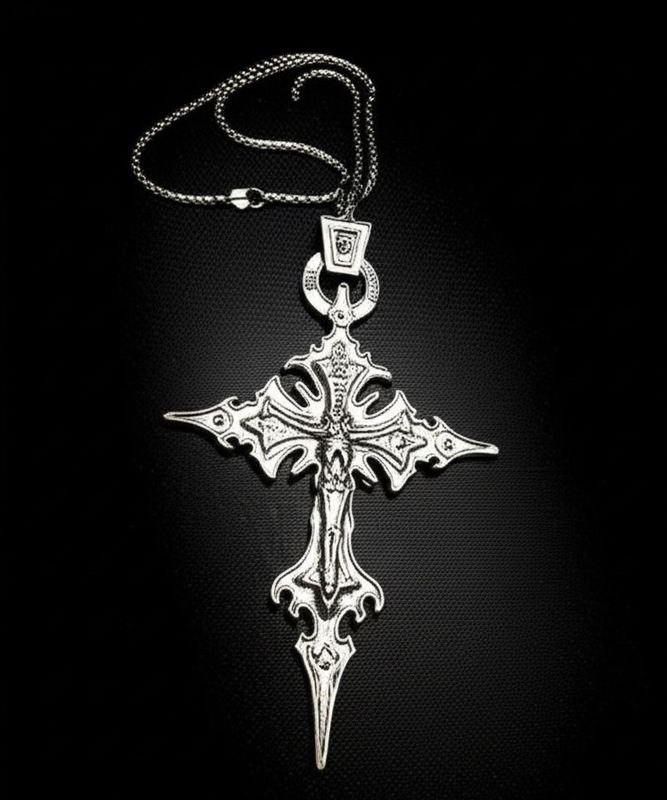 Mens cross necklace