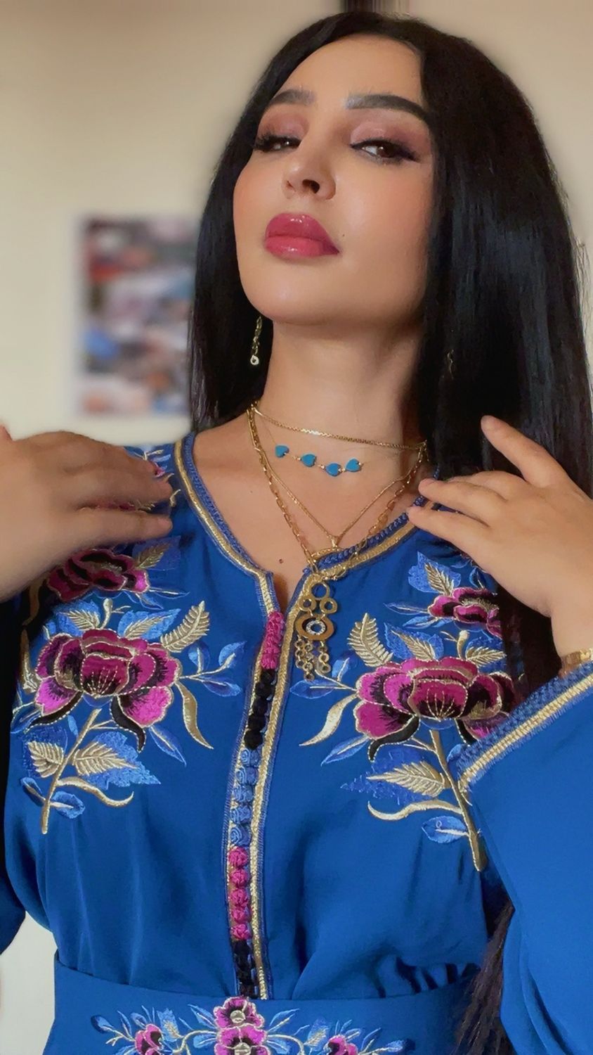 Caftan Bleu Royal – Amal Beldi Style