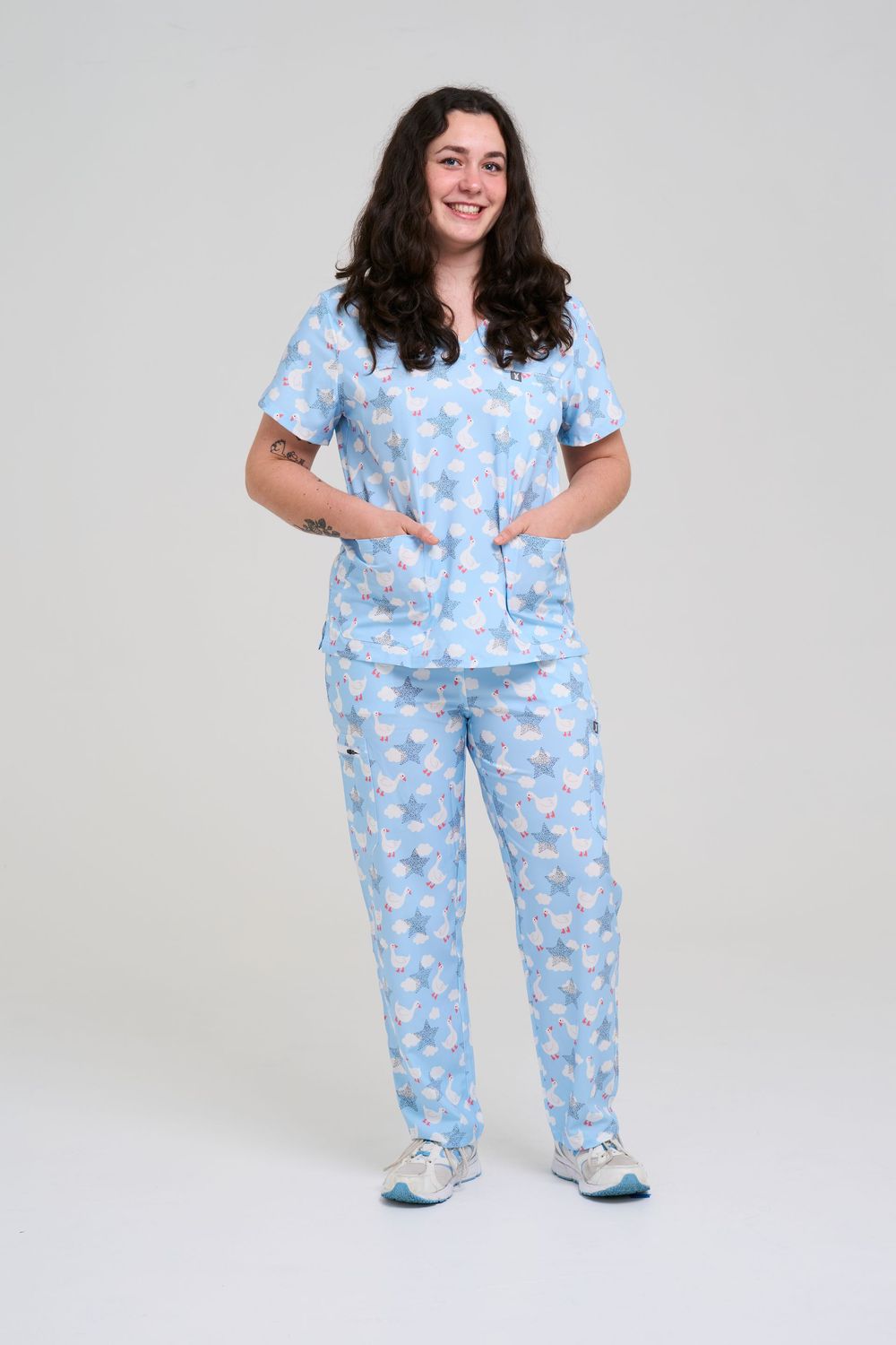 Goose on the Loose Scrub Set