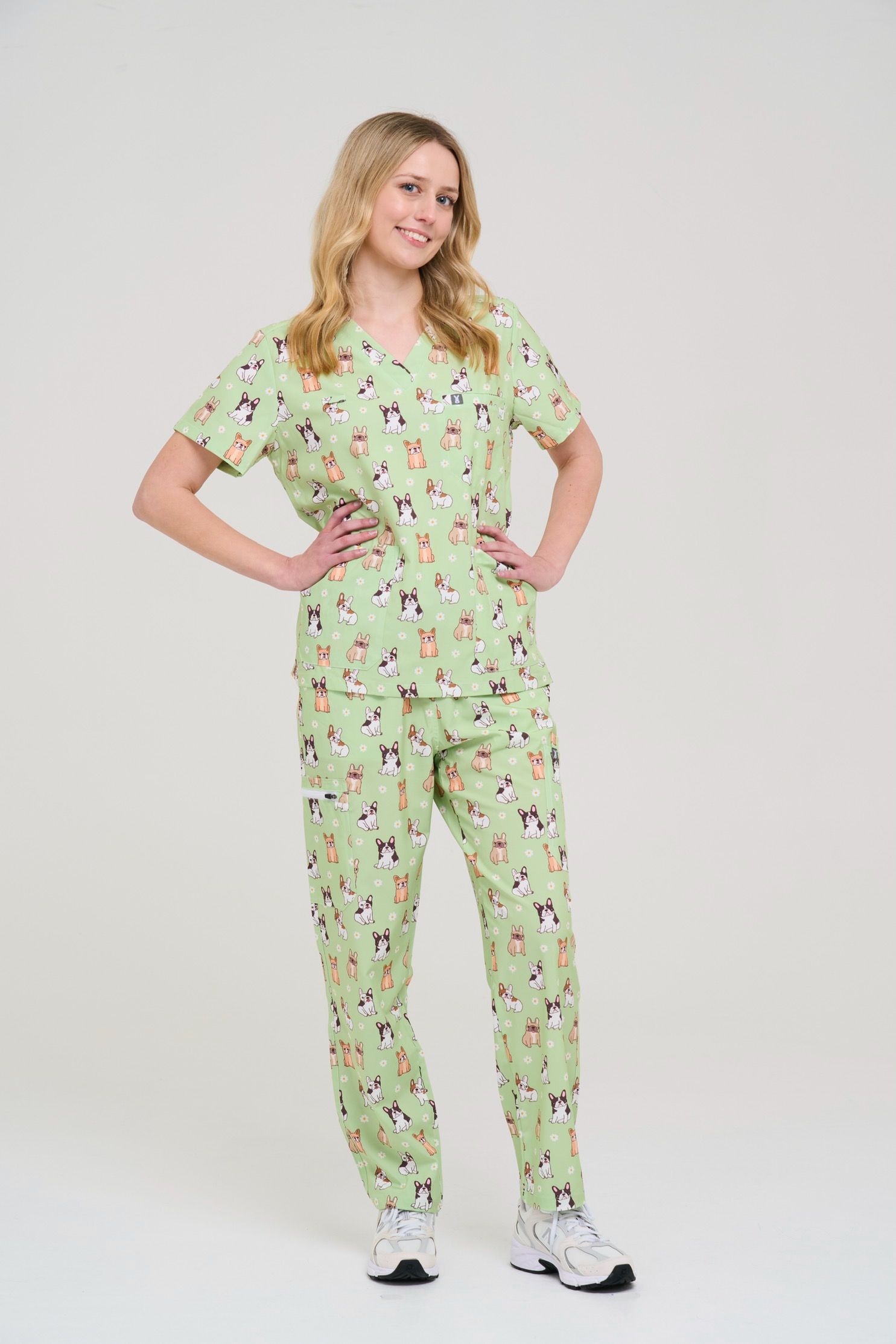 Frenchie Fridays Scrub Set