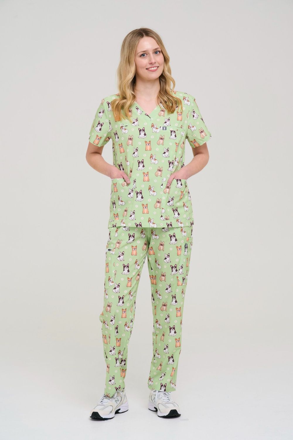 Frenchie Fridays Scrub Set