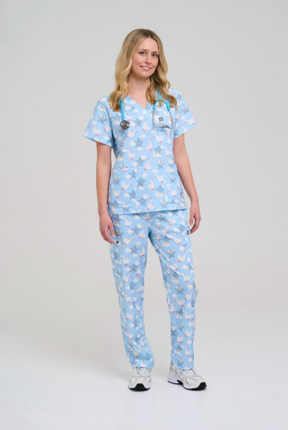 Goose on the Loose Scrub Set