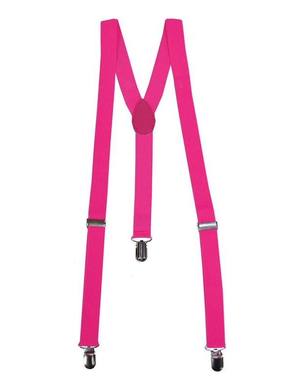 Hosenträger Neon Pink