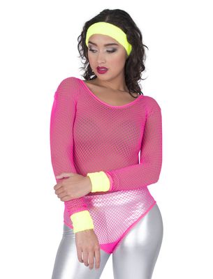 Schweißband-Set Neongelb 3-tlg.