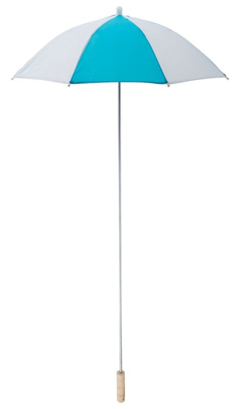 Paraplu turkoois wit 105 cm