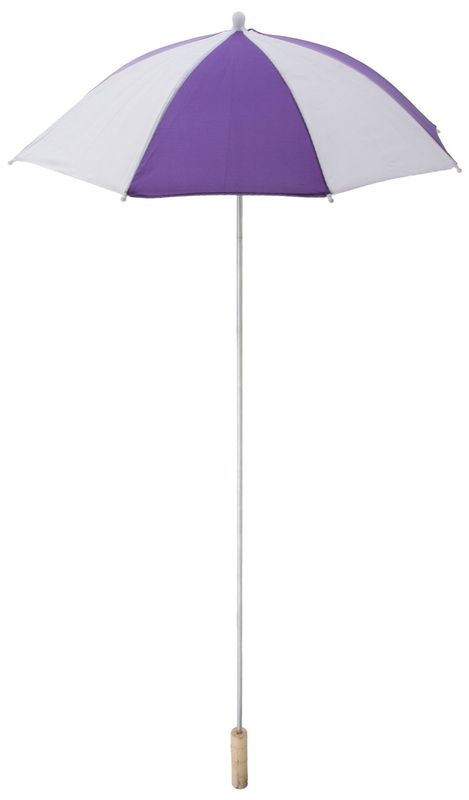 Paraplu paars wit 105 cm