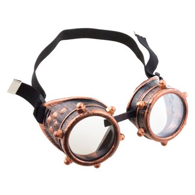 Bril steampunk brons
