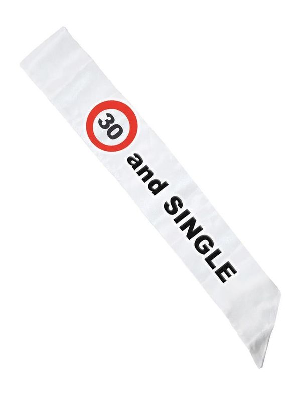 Schärpe Verkehrsschild 30 Jahre