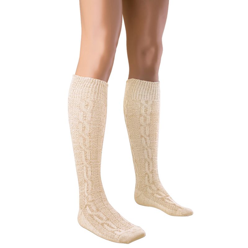 Trachten Socken Beige 40cm