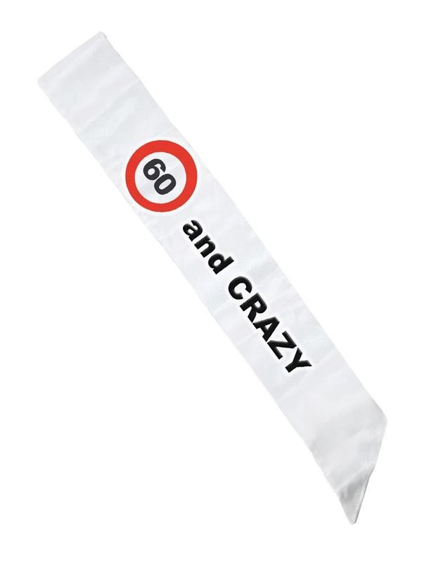 Schärpe Verkehrsschild 60 Jahre