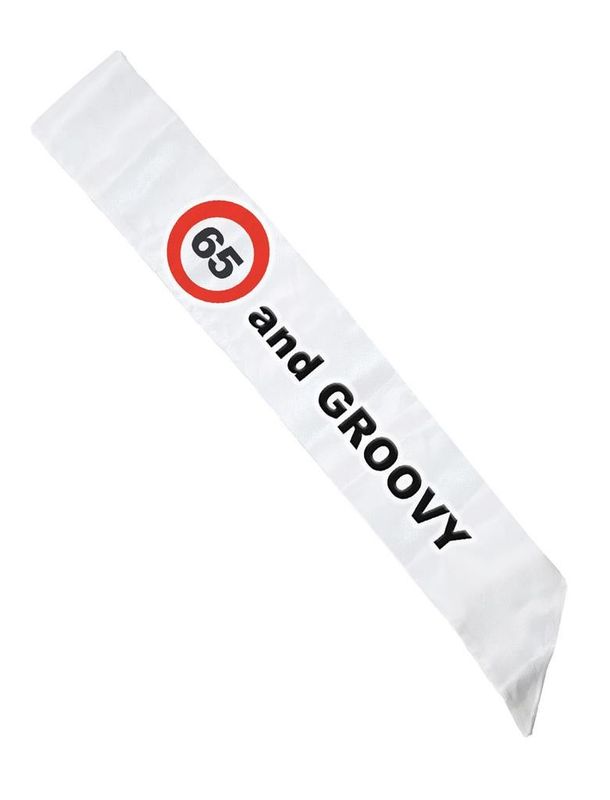 Schärpe Verkehrsschild 65 Jahre