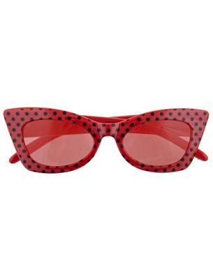 Bril Jaren 50 Rock'n Roll Rood
