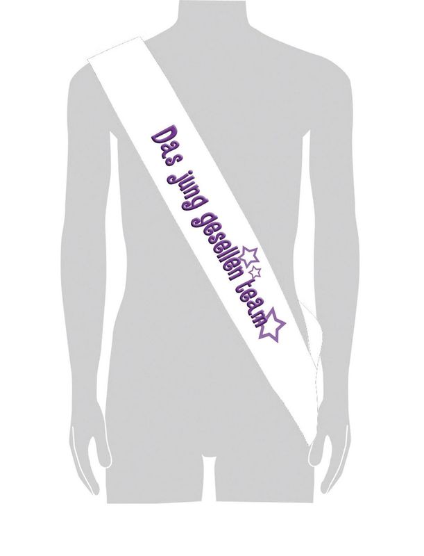 Schärpe das junggesellen Team