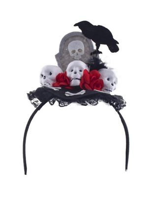 Haarreif Totenköpfe