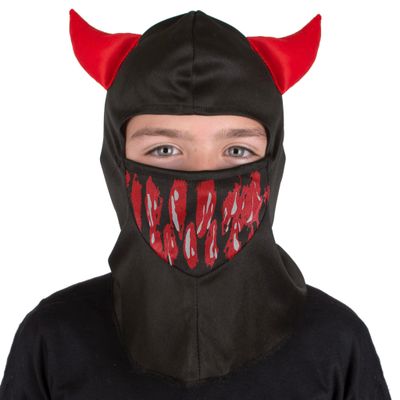 Sturmhaube Dämon mit Hörner Sturmhaube Dämon mit Hörner