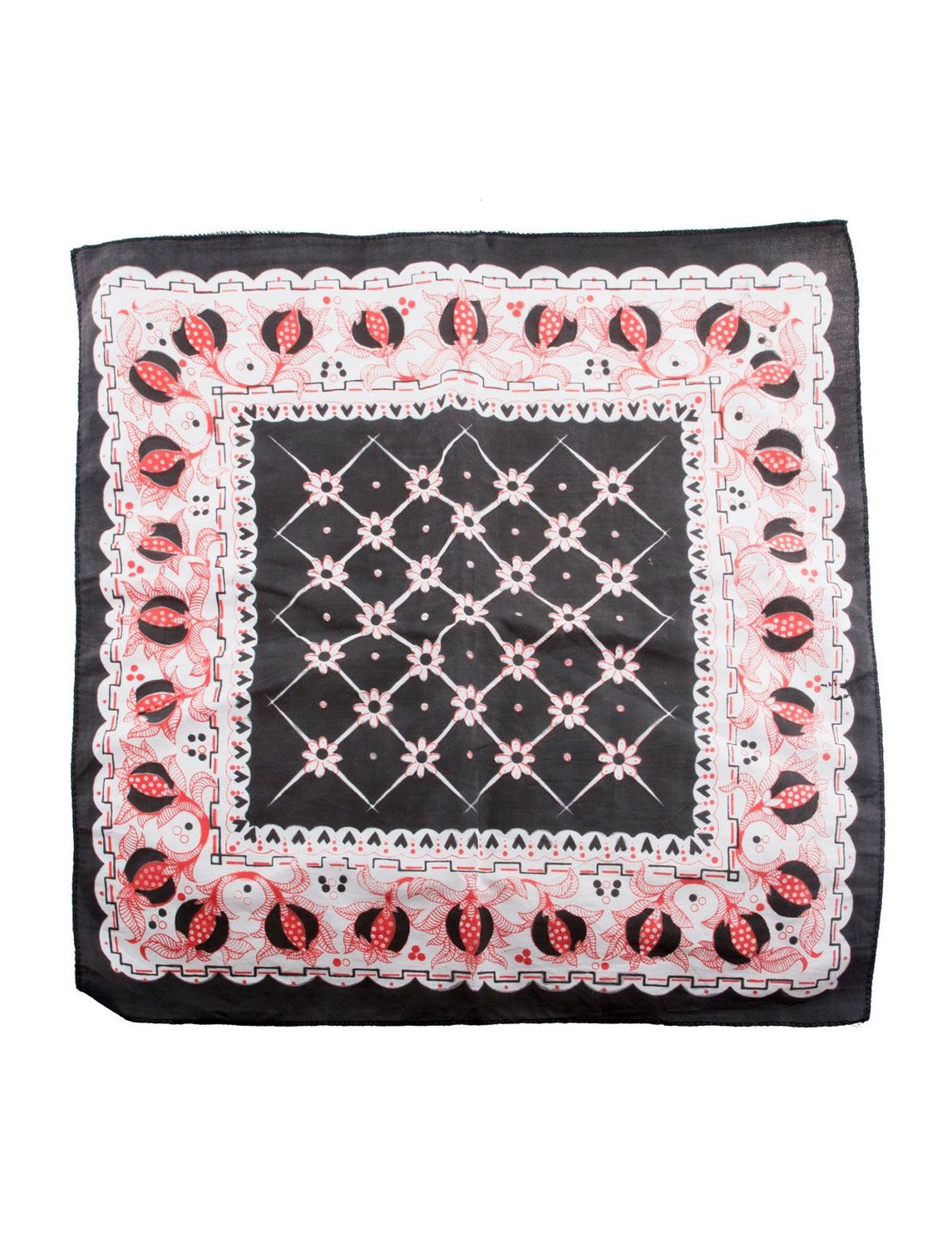 Zakdoek Western 60cm Zwart