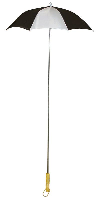Paraplu zwart wit 105 cm