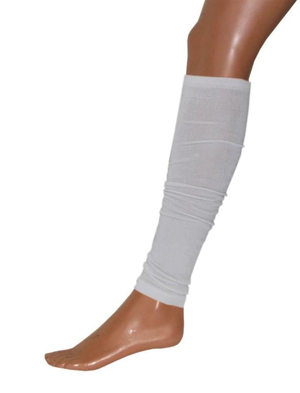 Enge Beinstulpen 50cm Weiß