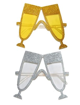 Brille Champagner-Gl