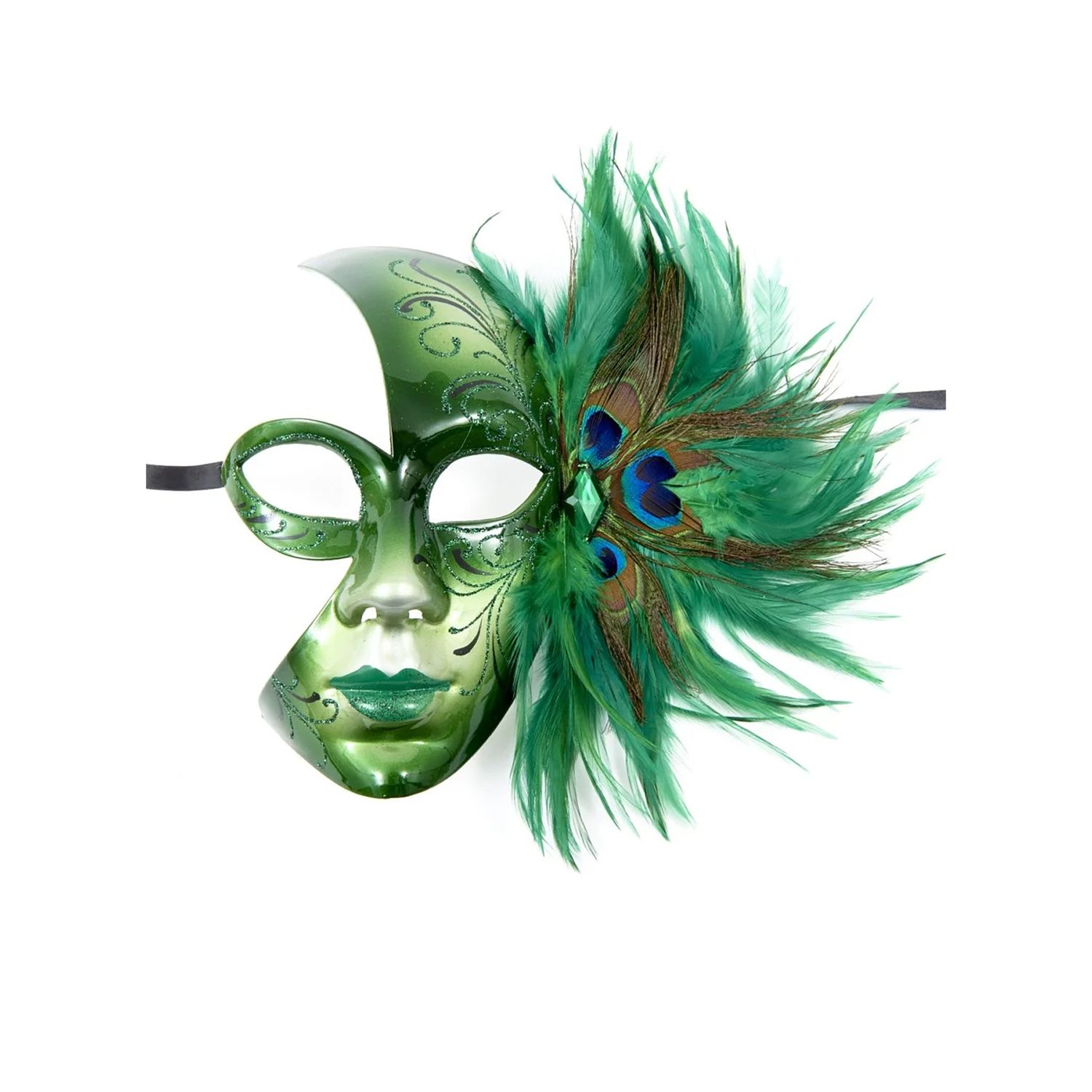 Venetiaans masker met veren Venetiaans masker met veren