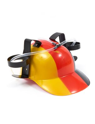 Helm Deutschland mit Trinkschlauch Helm Deutschland mit Trinkschlauch