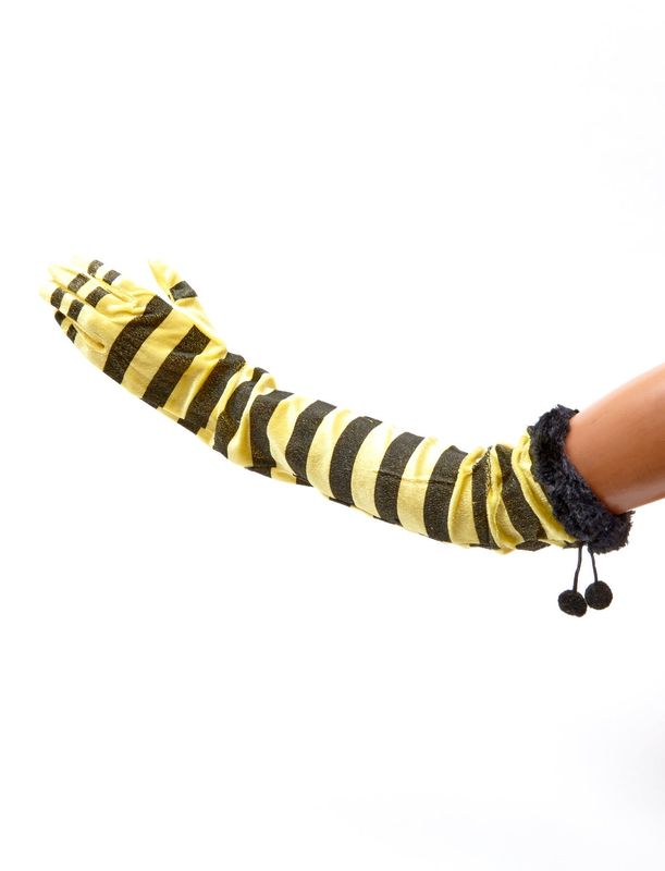 Handschuhe Biene lang
