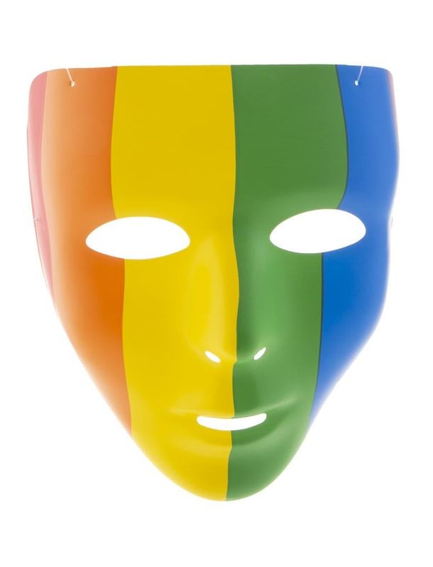 Maske Regenbogen