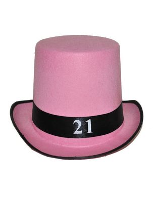 Zylinder 21. Geburtstag Rosa Zylinder 21. Geburtstag Rosa