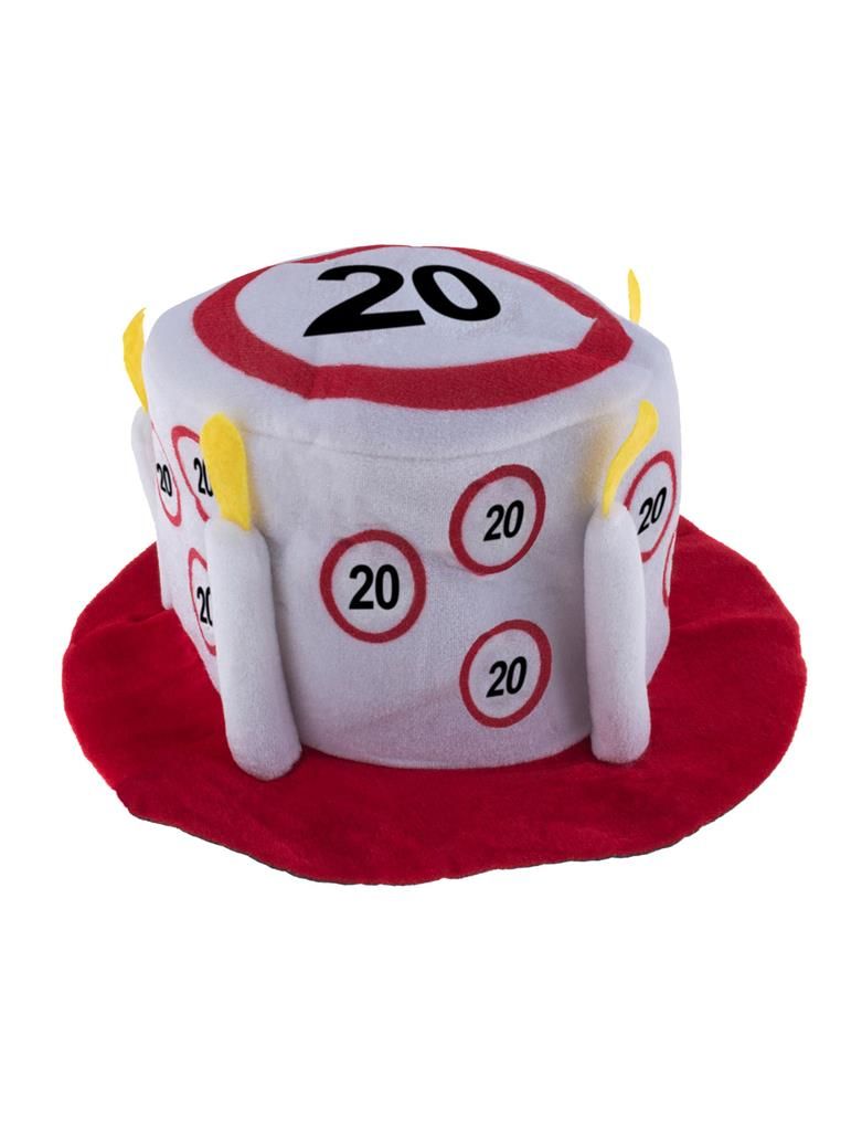 Zylinder Verkehrsschild 20. Geburtstag Zylinder Verkehrsschild 20. Geburtstag