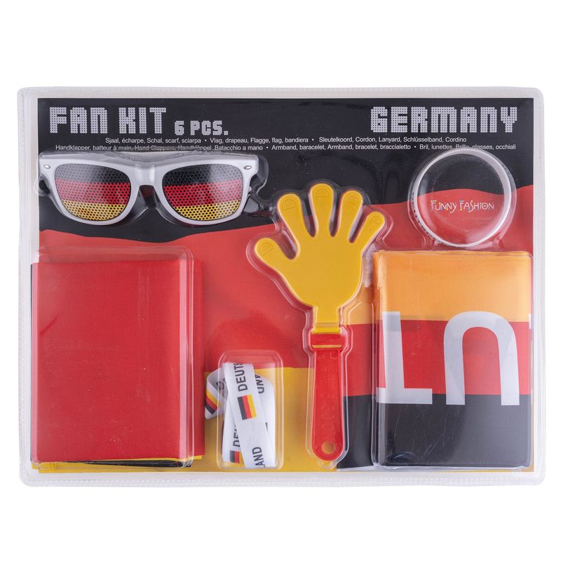Deutschland Fanartikel-Paket 6-Tlg.