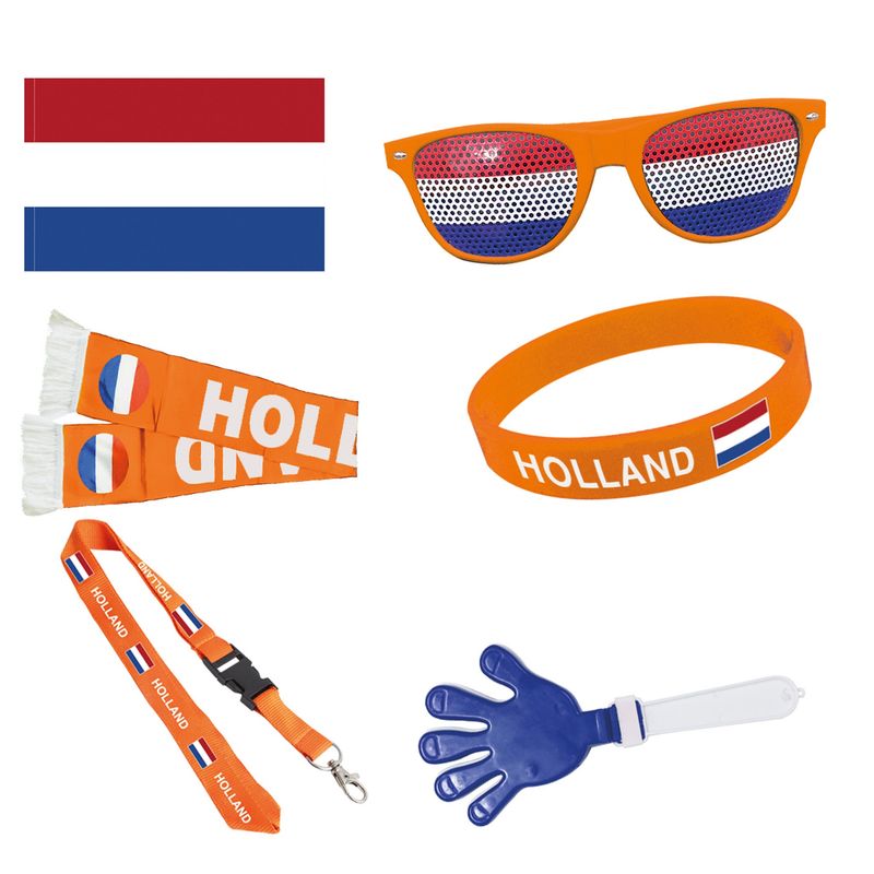 Holland Fanartikel-Paket 6-Tlg. Holland Fanartikel-Paket 6-Tlg.