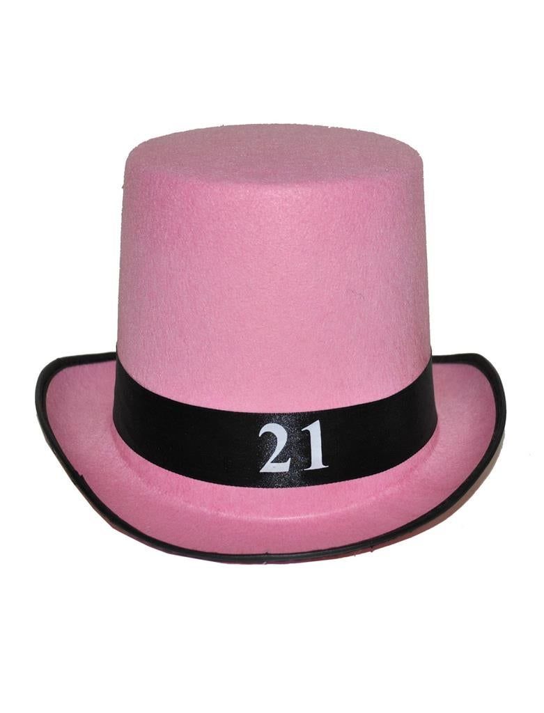 Zylinder 18. Geburtstag Rosa