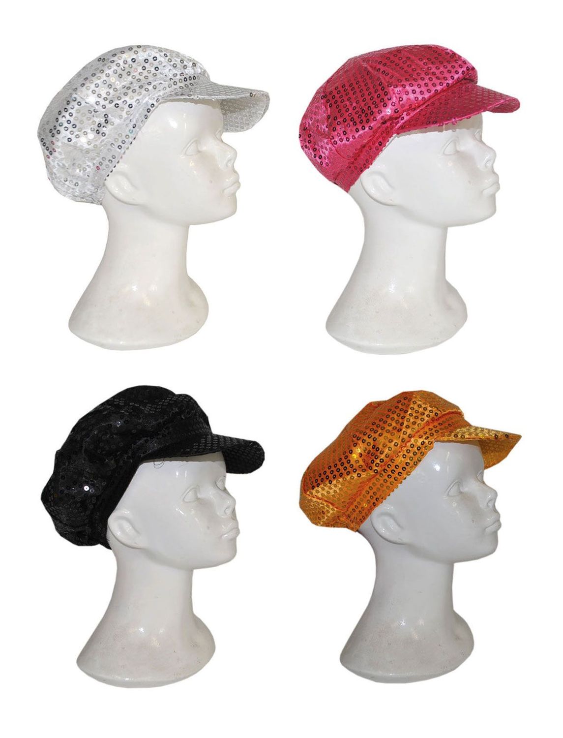 Pet met pailletten 4 kleuren Pet met pailletten 4 kleuren