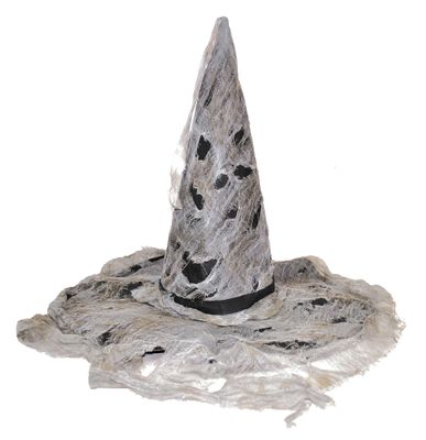 Hexenhut Schwarz/Silber
