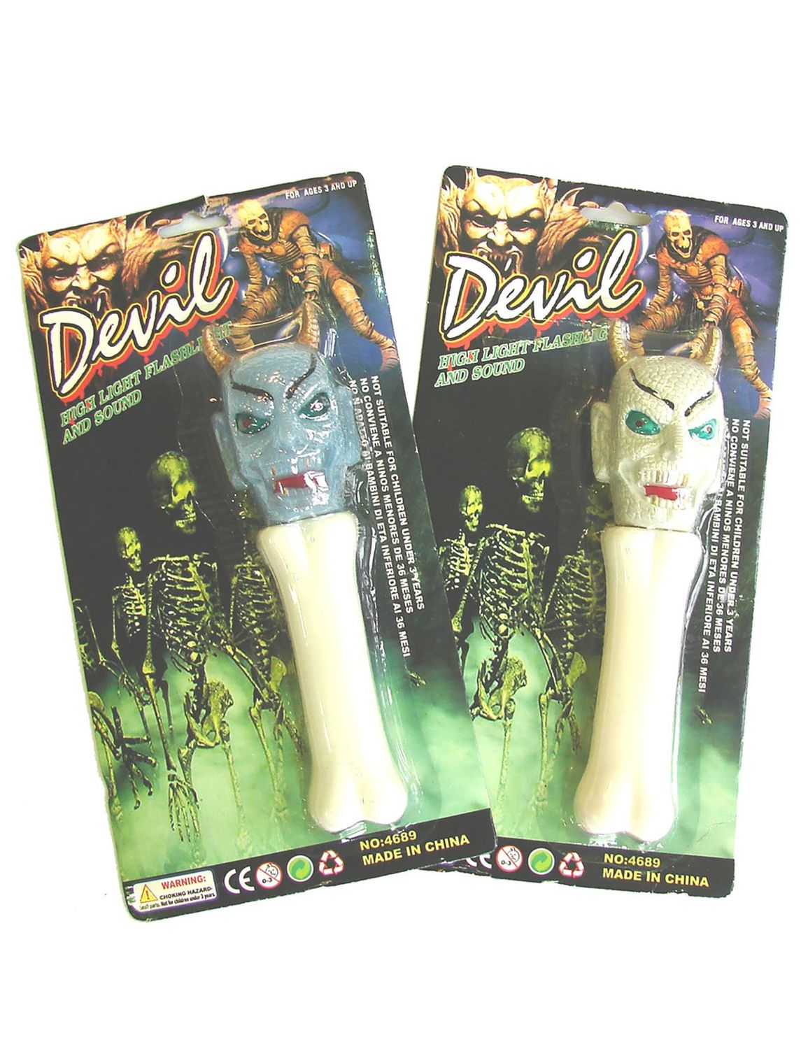 Duivel stok met licht en geluid Duivel stok met licht en geluid