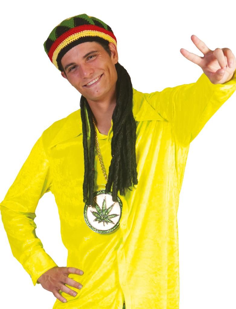Mütze Jamaika mit dreadlocks Mütze Jamaika mit dreadlocks