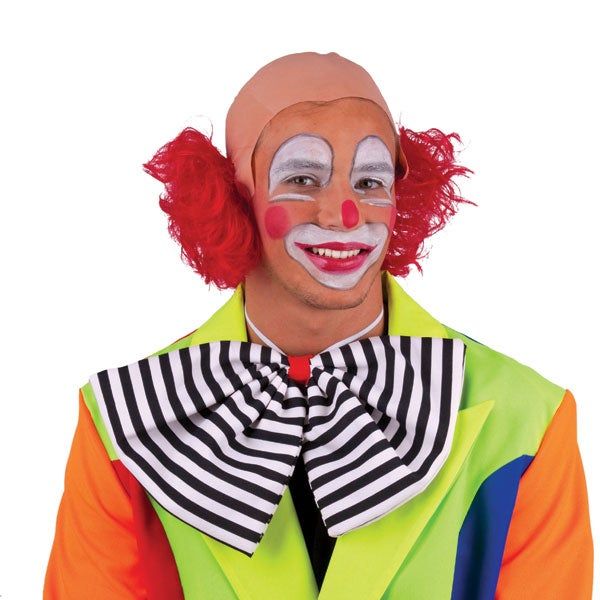 Glatze mit Haaren Rot