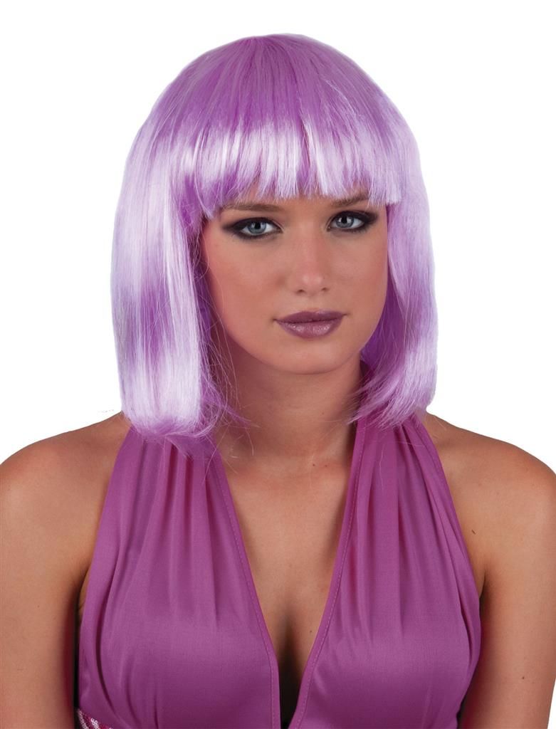 Pruik sexy Holly licht paars Pruik sexy Holly licht paars