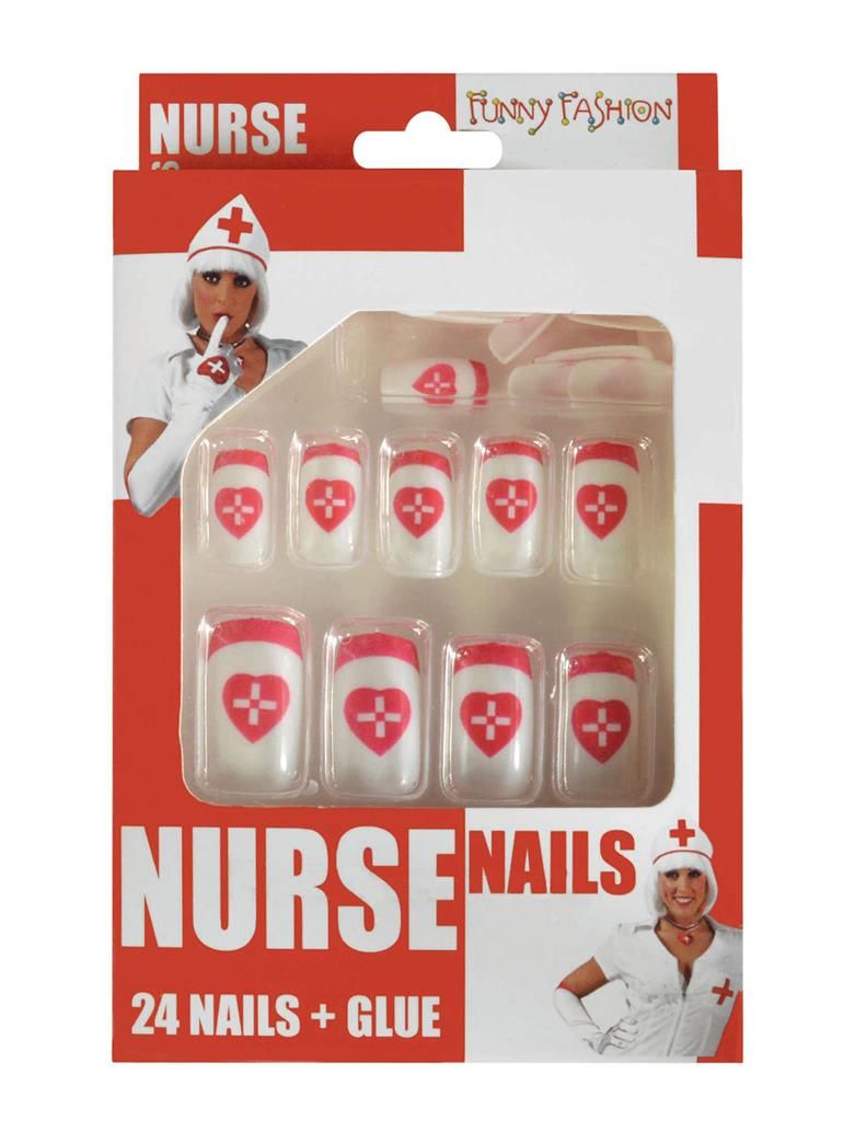Fingernägel Krankenschwester 24er-Pack