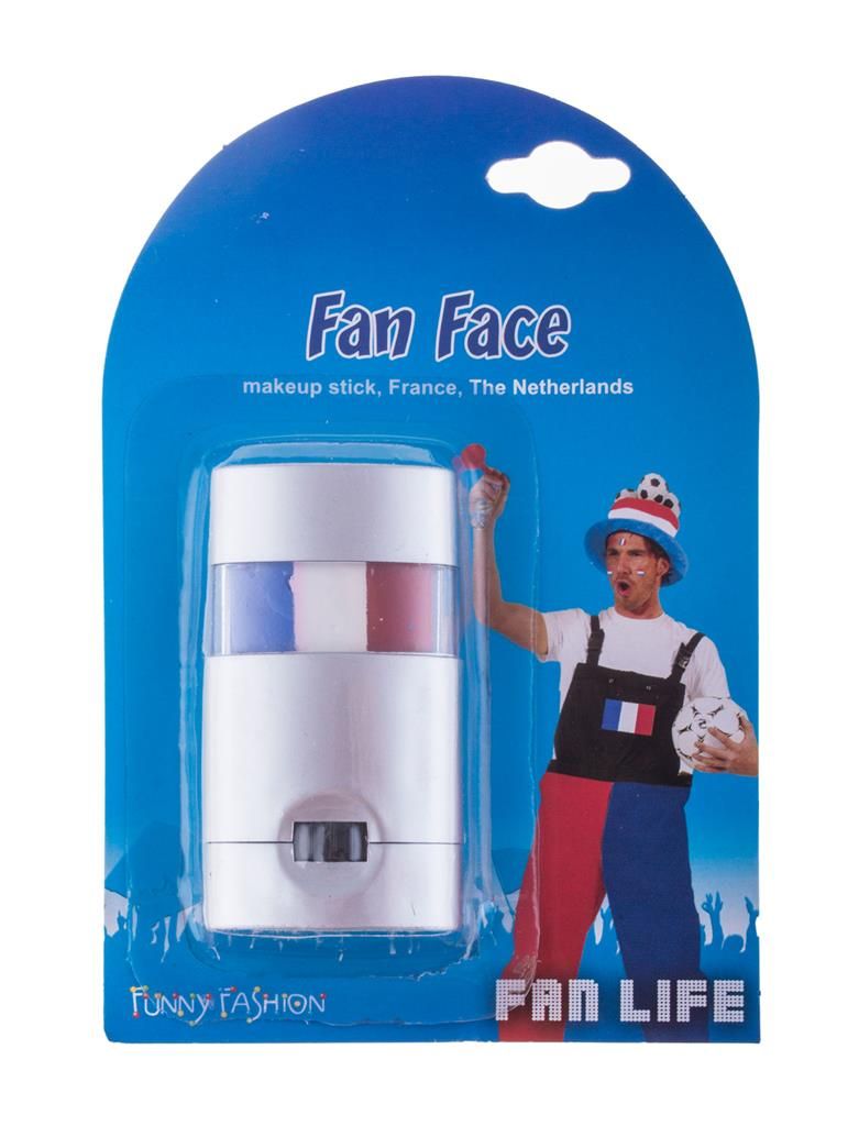 3-in-1 Fanschminkstift Blau/Weiß/Rot 3-in-1 Fanschminkstift Blau/Weiß/Rot
