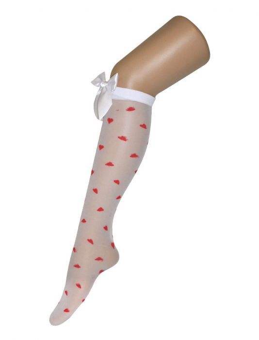 Overknee mit Herzen Overknee mit Herzen