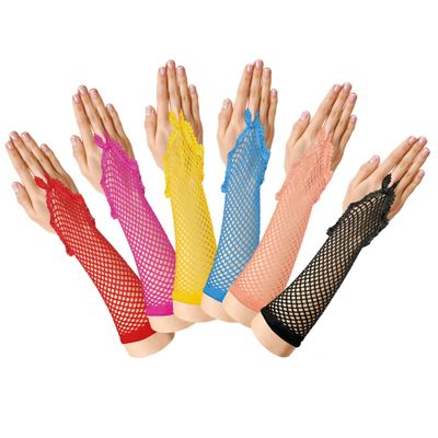 Handschoenen net rond vinger 6 kleuren Handschoenen net rond vinger 6 kleuren