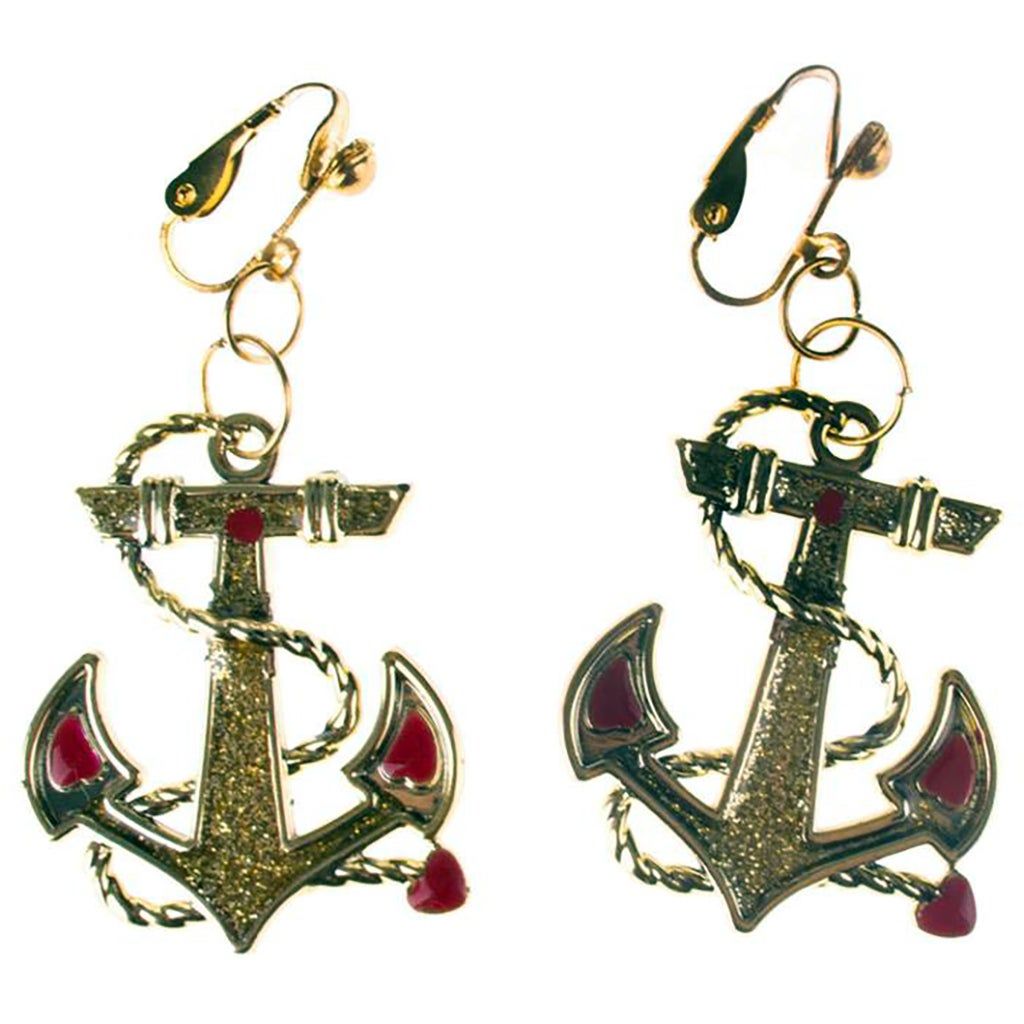 Oorbellen navy Oorbellen navy