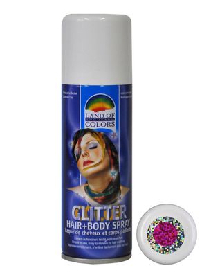 Glitzerspray Haar & Body 125ml Fuchsia