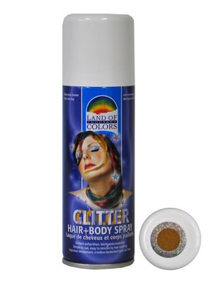 Glitzerspray Haar & Body 125ml Gold