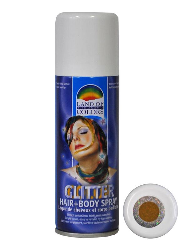 Glitzerspray Haar & Body 125ml Gold