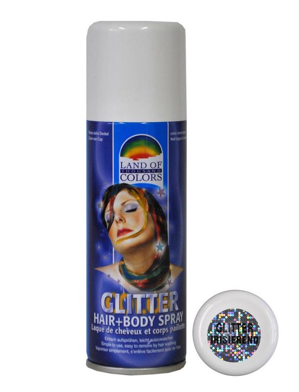 Glitzerspray Haar & Body 125ml Holographisch