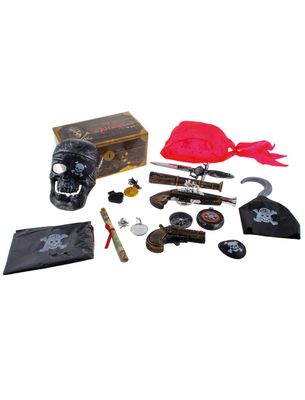 Piraten Schatztruhe Partyset 16-tlg.